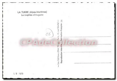 La Turbie (Alpes-Maritimes) — O troféu de Augusto — Éditions d'Art YON, Paris — Verso