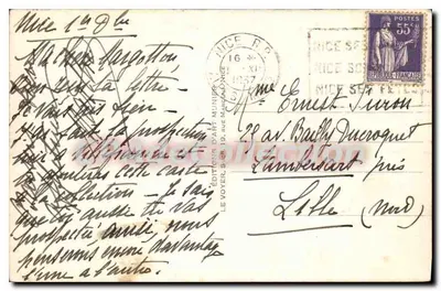 Villefranche-sur-Mer — Algemene uitzicht — Munier n°36 — Achterkant