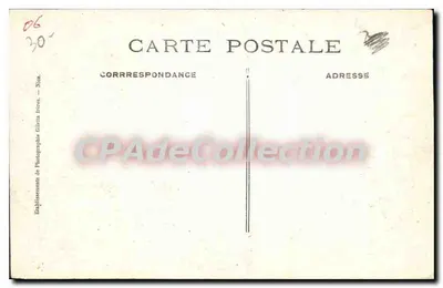 Villefranche — La Rade et l'Escadre — Edição Ollivin, n° 311 — Verso