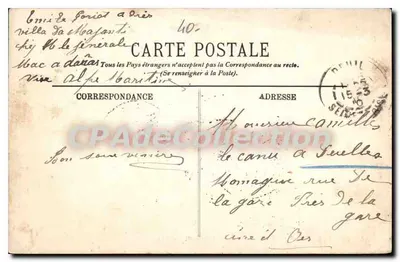 Villefranche — Franse en Italiaanse eskadres — LL. — Achterkant