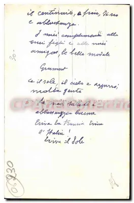 Villefranche-sur-Mer — Stary przejazd — Stara pocztówka n°1220 — Rewers