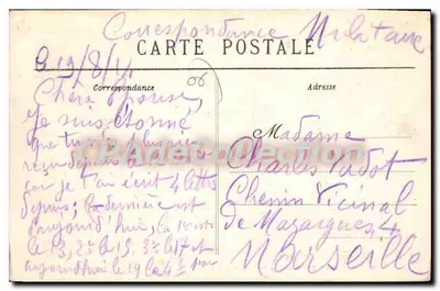 Villefranche-sur-Mer — Rue Obscure — Beillier, phot. Villefranche — Verso