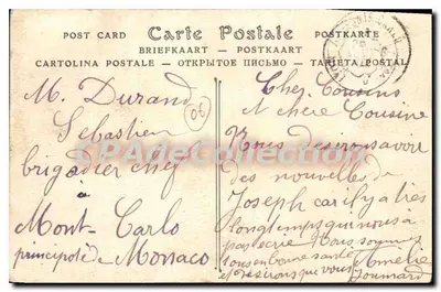 Berre-des-Alpes (Alpes-Maritimes) — Ogólny widok (wys. 682 m.) — Wydawnictwo Cristini Berthil, nr 187 — Rewers