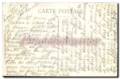 Velho Castelo dos Grimaldi — Cagnes (A.M.) — Edição Giletta — Verso