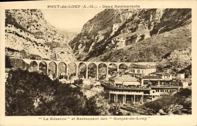 Pont-du-Loup (A.-M.) — Dois Restaurantes — Gilletta