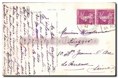 Golfe-Juan — L'Escadre en Rade — CPAdeCollection — Rewers