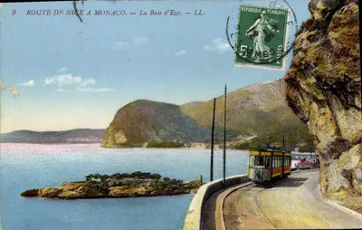 Rodovia de Nice a Mônaco — Baía de Èze — LL.