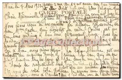 Contes — panoramiczny widok z drzewa — A.C. 86 — Rewers