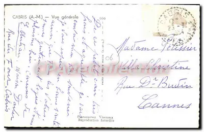 CABRIS (A-M.) — Ogólny widok — Fotografia Lindblom (S.-ET-L.) — Rewers