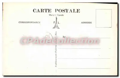 Falicon (A.M.) — Ogólny widok z przejścia przez oliwki — F. L. (Fignières, Tabacs, Falicon) nr 601 — Rewers