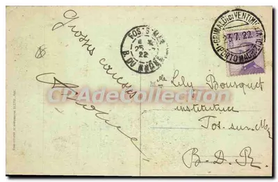 Algemene uitzicht — Grimaldi en Riviera van Menton — Uitgave Gileva — Achterkant