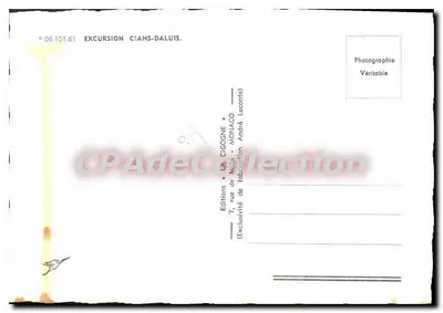Wycieczka Cians-Daluis — Toulet-sur-Var, Entrevau, Beuil, Valberg, Guillaumes — Wydawnictwo LA CIGOGNE — Rewers