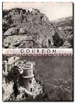 Gourdon — vista panorâmica — L. Cilletta & Cie, Nice