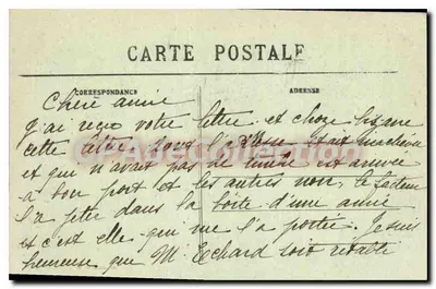 ALGER — Pавilon Coup d'Éventail — Zbiór Idâne P. — Rewers