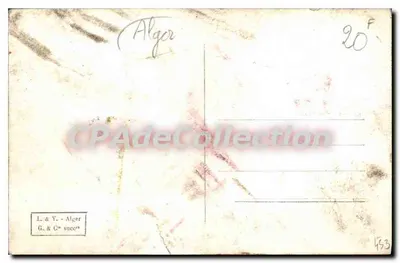 Algieria - Algier, ulica Kléber, dzielnica arabska — Wydawca L. & Y. - Algier, G. & C° succ. — Rewers