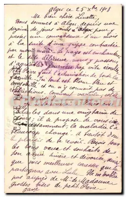 ALGER — Rue du Chameau — Wydawnictwo Galerii Francji — Rewers