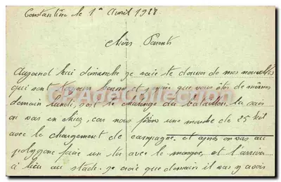 Alger — Katedra i Pałac Gubernatora — Wydawca R. B. nr 49 — Rewers