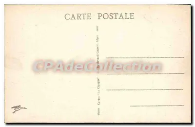 Argélia - A Prefeitura — vista arquitetônica — editor Canal, Argel, n° 42 — Verso
