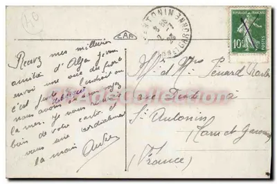 Alger — Boulevard de la République en Quais — Uitgever onbekend, n° 34 — Achterkant