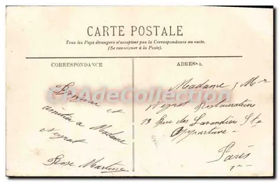 Algier — panorama i transatlantyk na portowym tle — LL. nr 8 — Rewers
