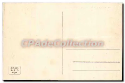 Algéro - A Mesquita de Sidi Abderhaman — Édition L. & Y. Alger, n° 50 — Verso