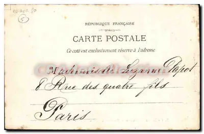 Algés — Pałac Konsularny i Amiraute — Fototypia J. Maïon, Algier, S.I. - Nr 12 — Rewers