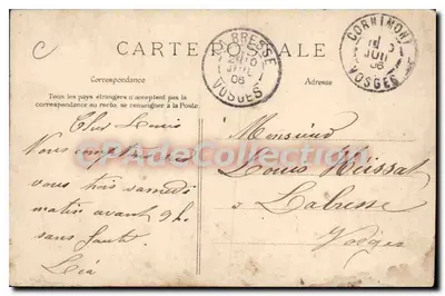 ALGER — Notre-Dame-d'Afrique — Vedute Stereoscopiche Julien Damoy, Serie N° 5 — Verso