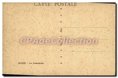 Algier — Katedra — Wydawca A. E. Alger — Rewers
