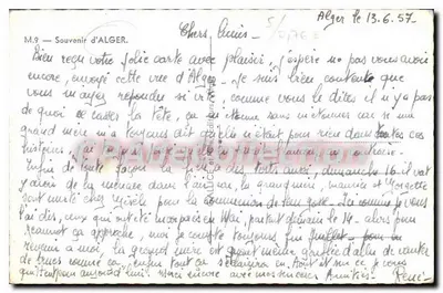 Algier — Pamiątka z Algierii — Yamsol — Rewers