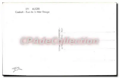 Casbah — ulica Czerwonego Morza — Algier — Rewers