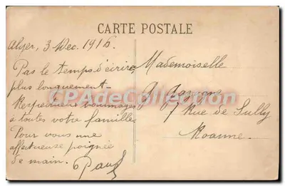 ALGER - Bulwar Republiki — Platinogravure L.L.-Paryż, nr 361 — Rewers
