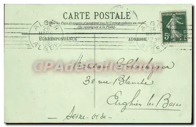 ALGER — Grobowiec Sidi-Aberbaman — LL. 124 — Rewers