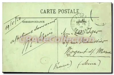 ALGER — Powrót z Cmentarza El-Kébir — LL. n°373 — Rewers