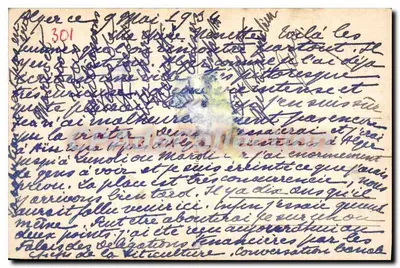 Mourides de Argel — 374 — Tarjeta postal antigua de Collection — Reverso