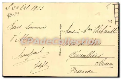 Algés - Ogród Doświadczalny (Zimowy Ogród) — Wydawca P. & C. Sonbiron, nr 293 — Rewers