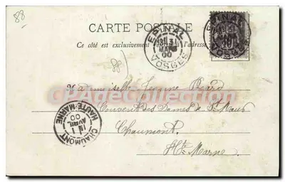 Le Boudiou — Epinal — Bazar des Vosges, Wydawca — Rewers
