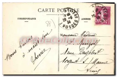 Zamek Épinal - Farma — wydawca: Schillog Aîné, Épinal (Vosges) — Rewers