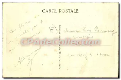 Gérardmer — Grande Rue — editore Cartes « M. H. » — Verso