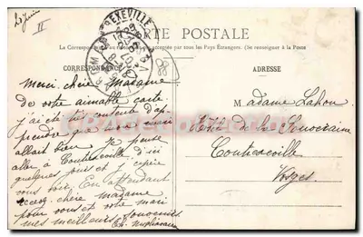 Gérardmer (Vosges) — Vista generale, presa dal Costet — Imp. A.D. Weick, Saint-Dié — Verso