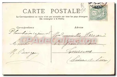 Plombières-les-Bains — A Fonte Stanislas — Grande Bazar — Verso