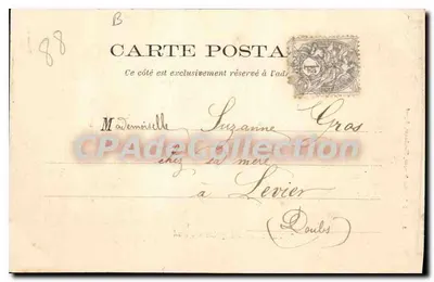 Plombières-les-Bains — Vista Geral tirada do Sul — edição Léon Drouot — Verso