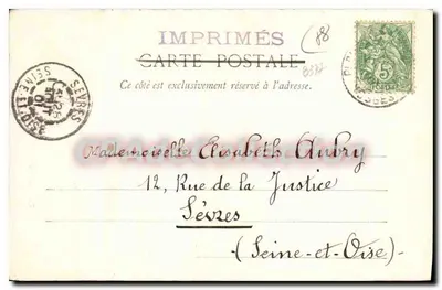 Plombières-les-Bains - A Igreja — L. Estener, editor Plombières — Verso