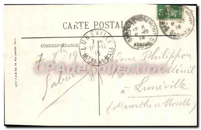 Remiremont — Vista Geral — O Santo Monte e Vale da Mosela — LL. — Editor LL. — N° 88 — Verso