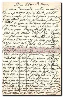 Avenue Carnot in Remiremont — monumentale beeld — Vosges Illustrées, Phototypie Paris, n° 29 — Achterkant
