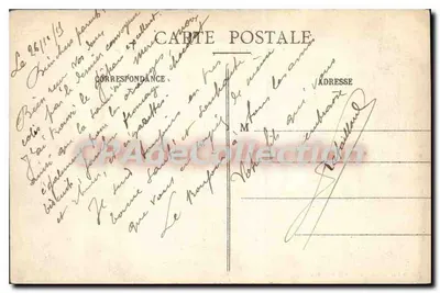Saint-Dié - Kąt ulicy Foucharupt — Wojna w Voszach 1914-1915 — Wydawnictwo Ateliérów Bouteiller, Saint-Dié — Rewers