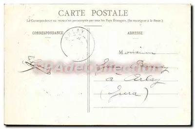 Saint-Pié (Vosgi), Wysokość 344 metry — Widok z Domu Leśnego St-Martin — wydawca Weick, Departament Doubs, nr 8 — Rewers
