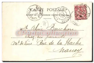 Statua Julesa Ferry'ego — Saint-Dié — Imp. Ad Weick, N° 1882 — Rewers