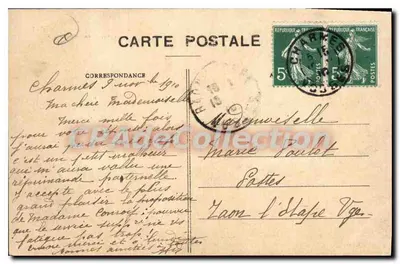 Charmes-sur-Moselle (Vosges) — Ponte de 12 arcos — Croisier, Charmes — Verso