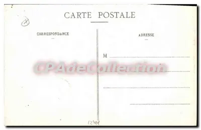 Gerbéviller incendiado pelos Alemães — Rue de la Poste — Edição E. Vastion, Lunéville, n°48 — Verso