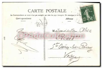 Dobry dzień z Retournemer — karta pocztowa ilustrowana — Rewers
